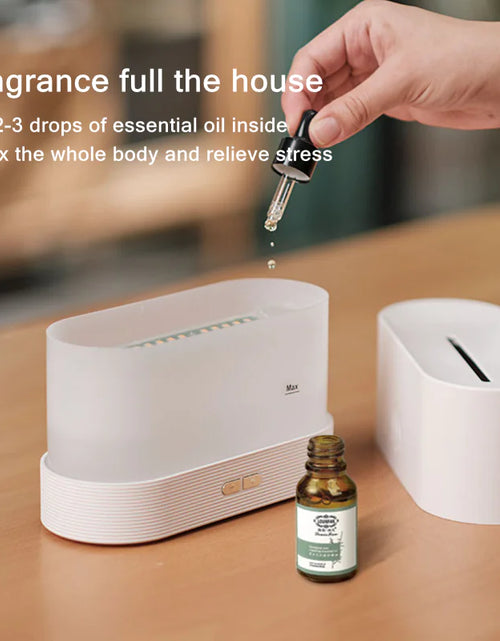 Load image into Gallery viewer, Flame Ultrasonic Aroma Air Humidifier
