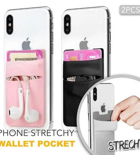 Phone Stretchy Wallet Pocket