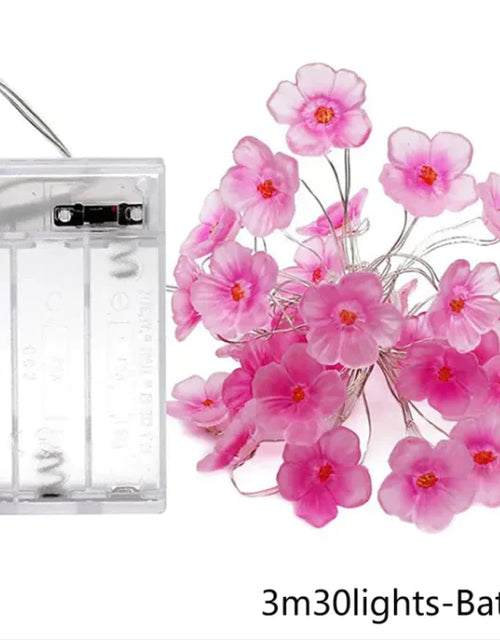 Load image into Gallery viewer, LED Light String Solar Cherry Blossom Lamp
