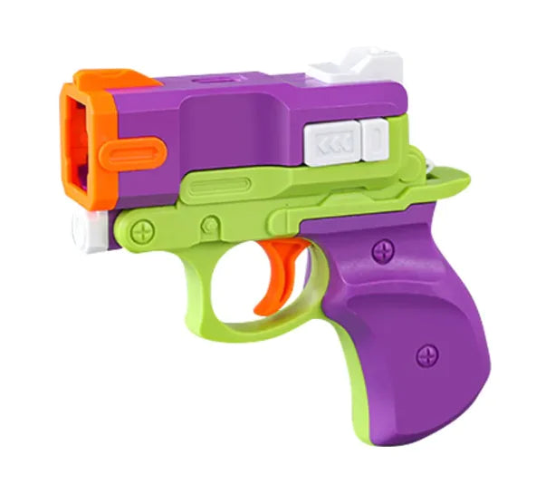 GravityShot 3D Printed Rubber Band Gun for Kids