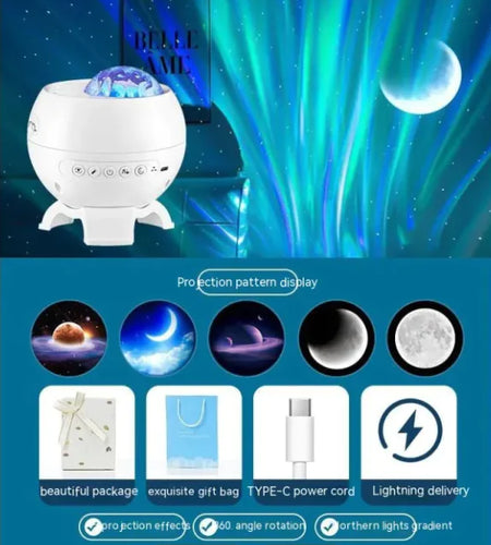 Northern Lights Starry Sky Projector