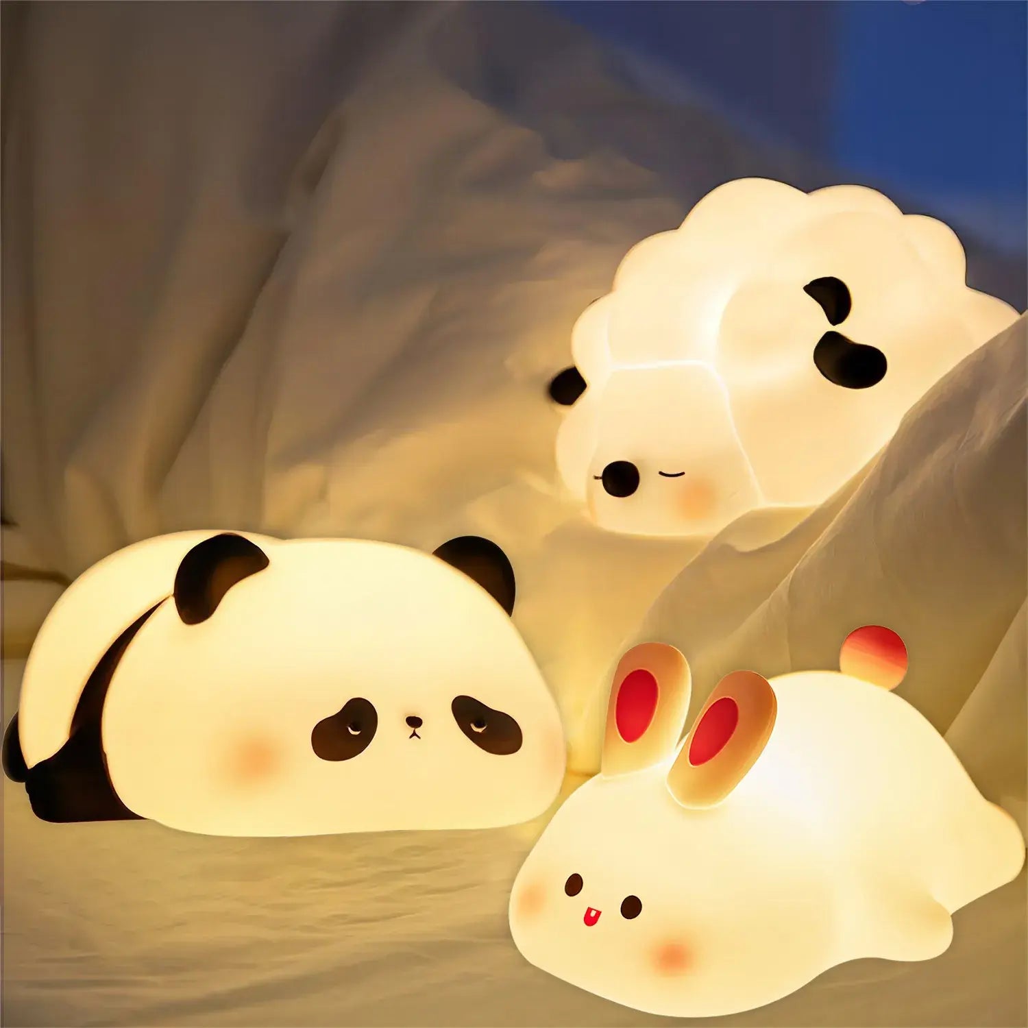 Cute LED Night Lights Glow Pals For Kids