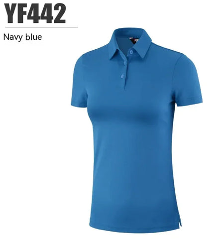 Women's Golf Fashion Sports Short Sleeve