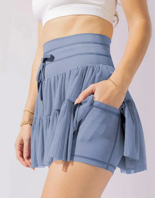 Load image into Gallery viewer, High Waist Lace Skorts
