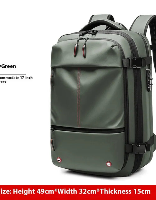 Load image into Gallery viewer, Multifunction Computer Bag Vacuum Compression Travel Backpack
