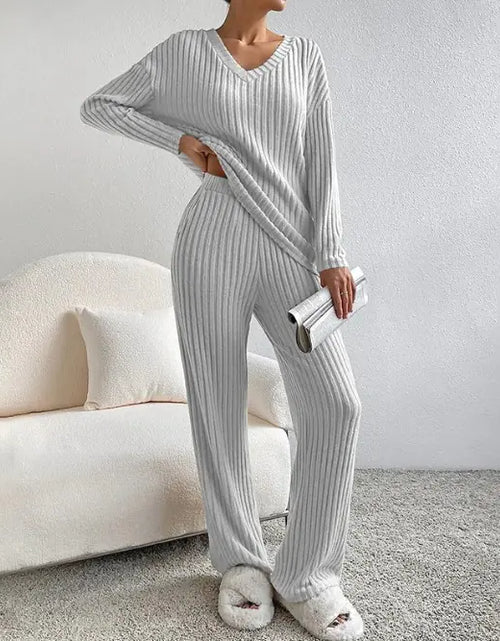 Load image into Gallery viewer, Knitted Two Piece Set Outfit
