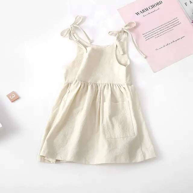 Sleeveless Cotton Toddler Dress