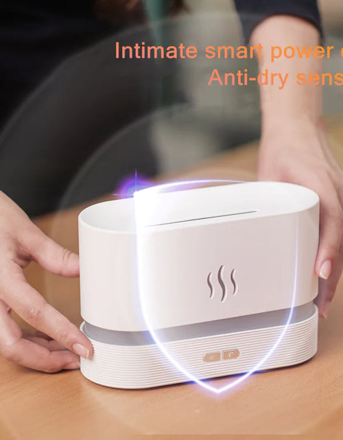 Load image into Gallery viewer, Flame Ultrasonic Aroma Air Humidifier
