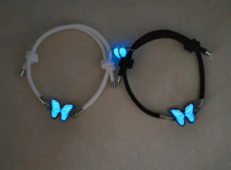 Blue Luminous Smart Butterfly Necklace