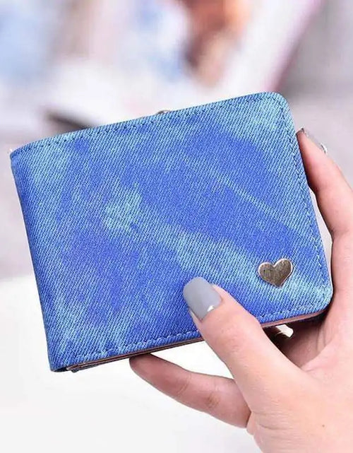 Load image into Gallery viewer, Heart of Gold Compact Wallet
