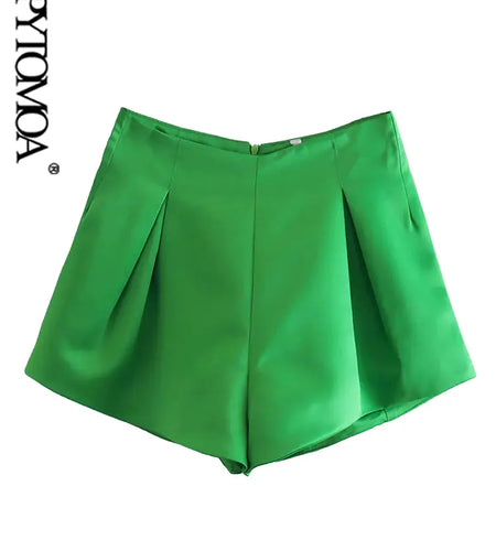 Vintage High-Waist Shorts