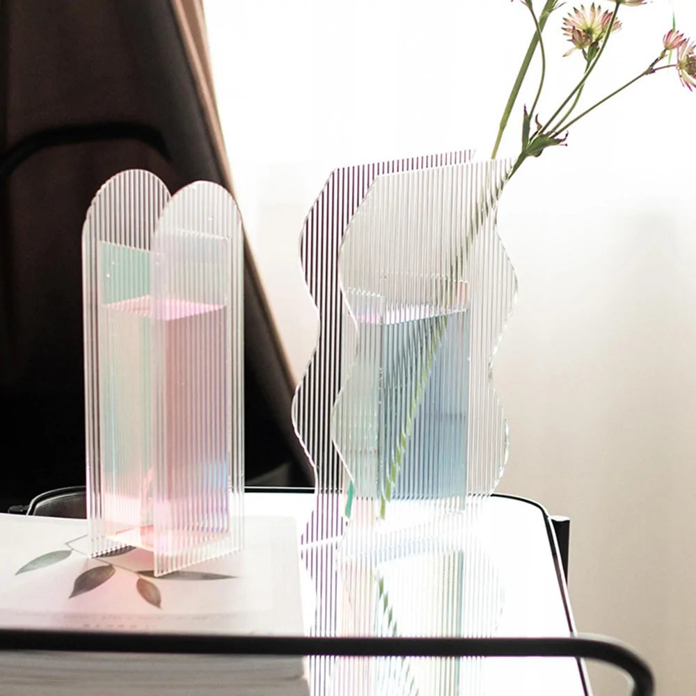 Transparent Nordic Acrylic Vase