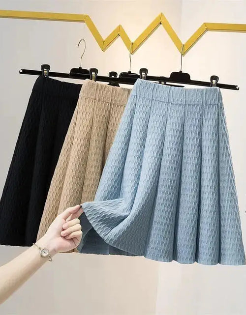 Load image into Gallery viewer, High Waist Knitted Skirt
