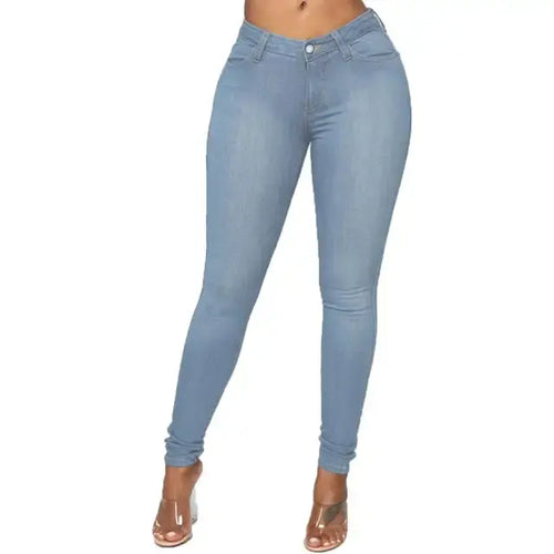 Load image into Gallery viewer, High Elastic Women Skinny Jeans
