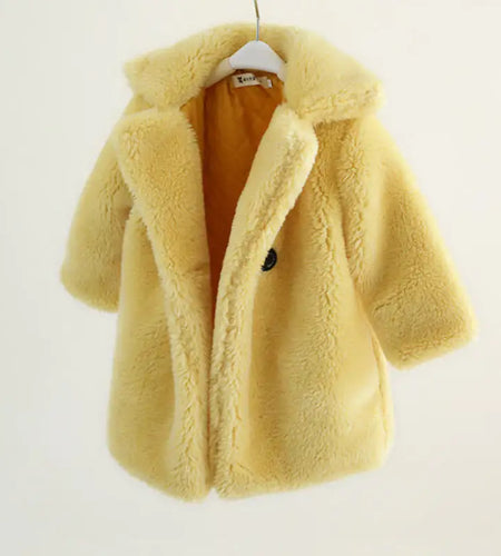 Big Kids Fur Coat In Autumn And Winter Coat