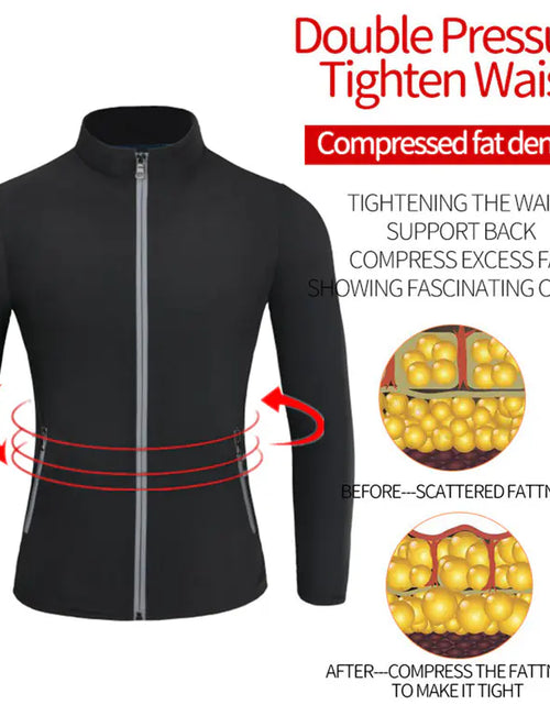 Load image into Gallery viewer, Men&#39;s Exercise Waist Corset Shapewear Sauna Suit
