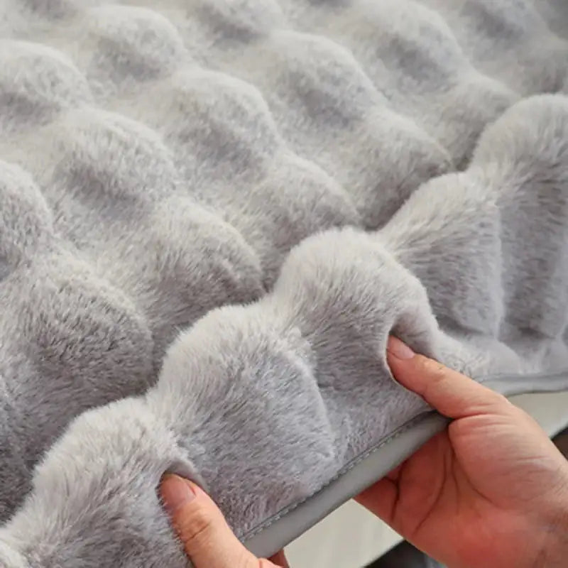 Super Soft Shaggy Non-Slip Plush Sofa Cover