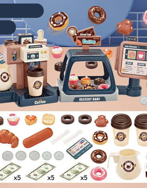 Load image into Gallery viewer, Kids Coffee &amp; Candy Machine Toy with Lights &amp; Sound

