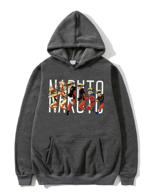 Load image into Gallery viewer, Printed Autumn Winter Hoodie - Naruto Uchiha Design
