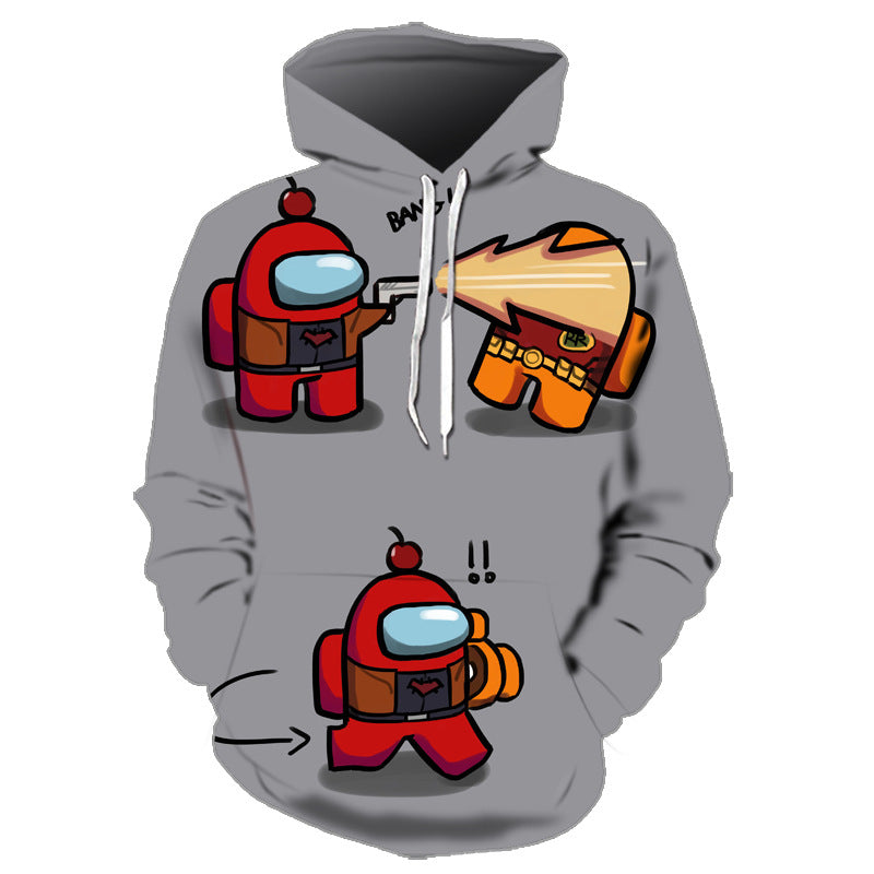 Among Us 3D Printed Casual Hoodie for Men and Women