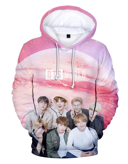 Load image into Gallery viewer, BTS Hoodie - Digital Print 3D Fashion Sweatshirt
