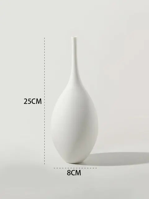 he M-sized Ceramic & Porcelain Tabletop Vase