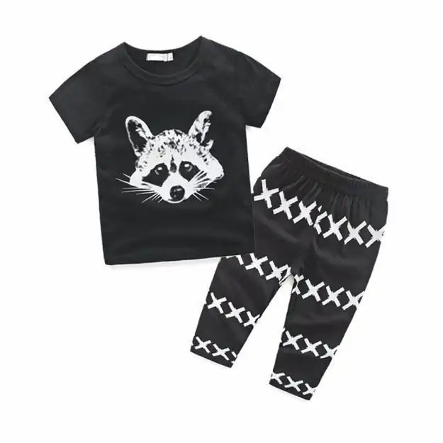 Boys Racoon 2Pieces Set