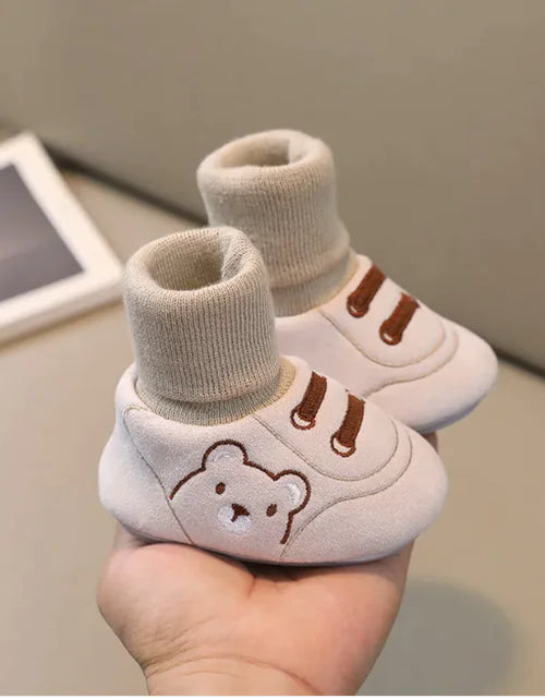 Load image into Gallery viewer, Cozy Comfort Toddler Booties
