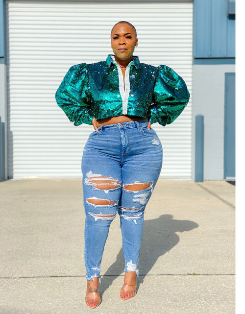 Load image into Gallery viewer, Large Denim Trousers for Women
