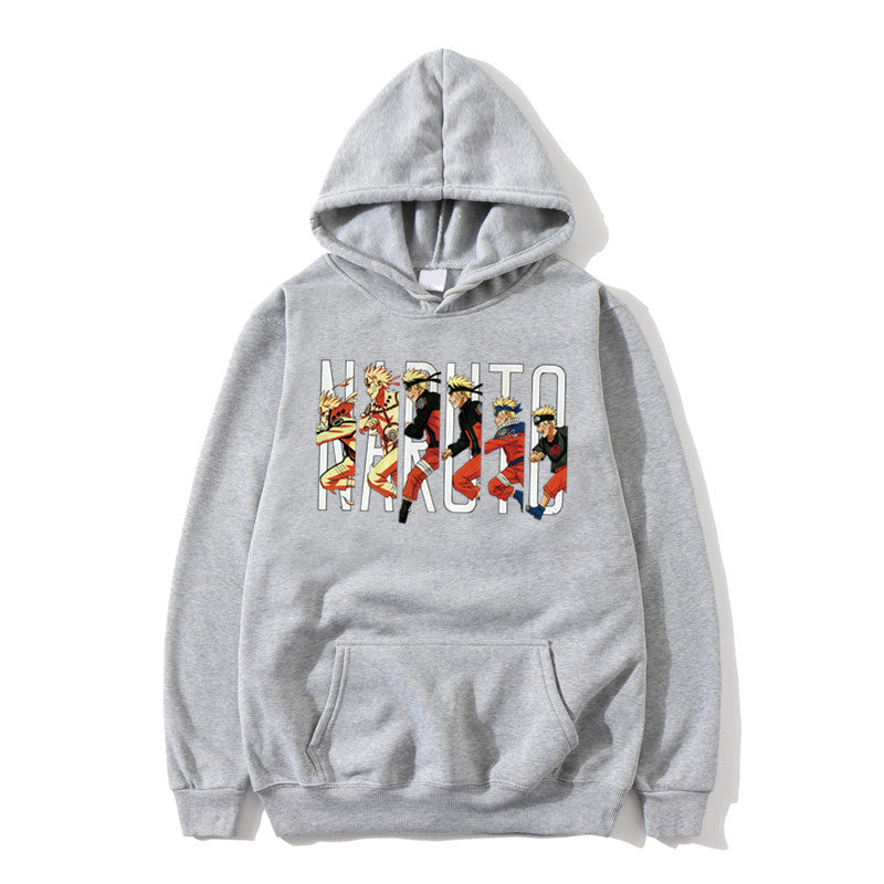 Printed Autumn Winter Hoodie - Naruto Uchiha Design