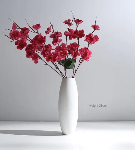 Modern Minimalist White Hemp Rope Ceramic Vase