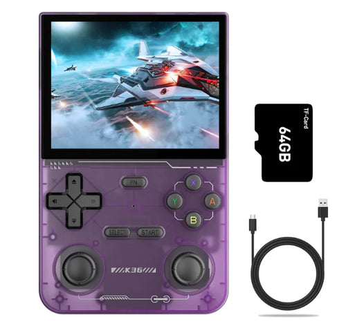 Load image into Gallery viewer, K36 Retro Handheld Game Console 500 nit 3.5 Inch IPS Screen with 16000 Video Games Emulator for PS1/PSP/DC/N64/SS
