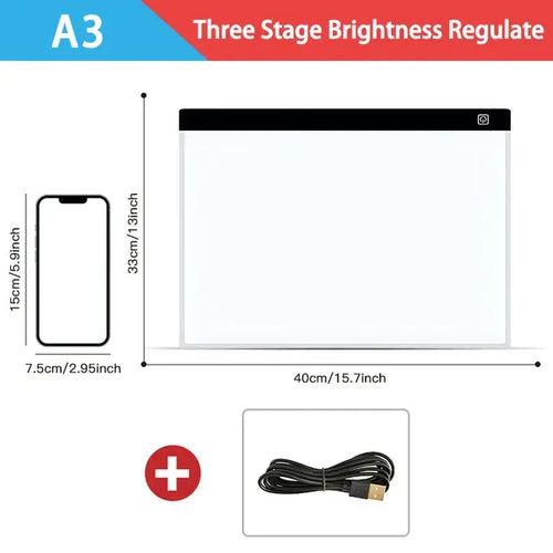 Load image into Gallery viewer, Dimmable LED Drawing Pad: Creative Kids&#39; Gift
