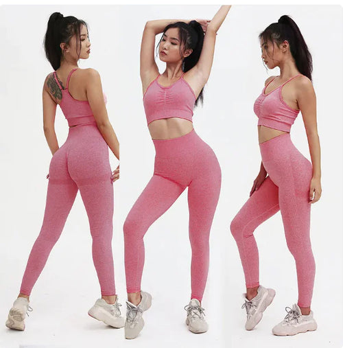 Load image into Gallery viewer, Peach Fit Yoga Pants
