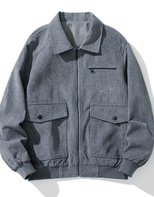 Load image into Gallery viewer, Men's Double Pocket Corduroy Jacket
