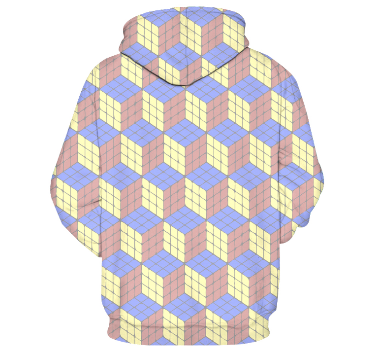 Digital Print Hoodie for Couples - Casual Loose Fit