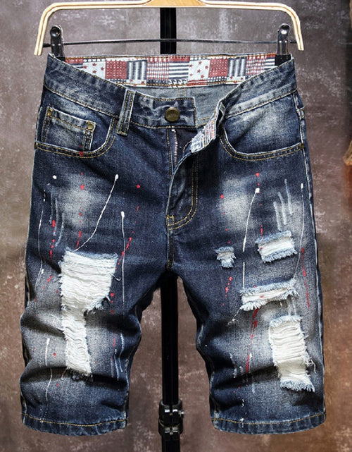 Load image into Gallery viewer, Men's Trendy Loose-Fit Five-Point Pants
