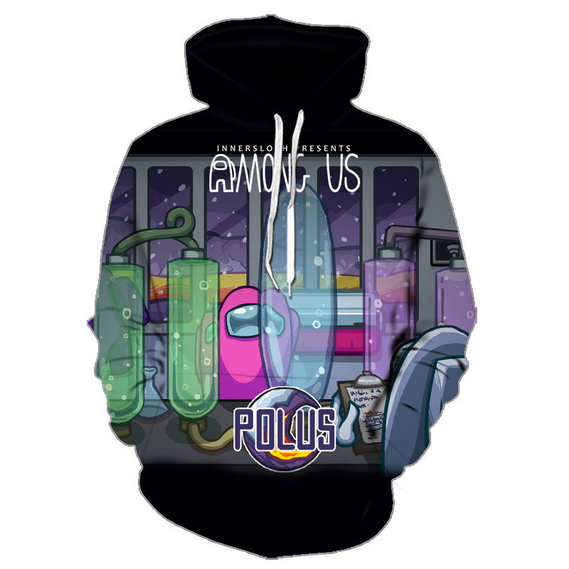 Among Us 3D Printed Casual Hoodie for Men and Women