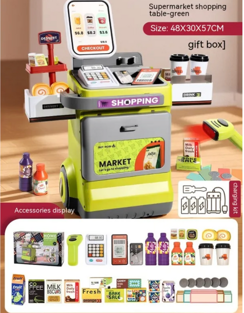 Load image into Gallery viewer, Kids’ Vending Machine &amp; Cash Register Play Set
