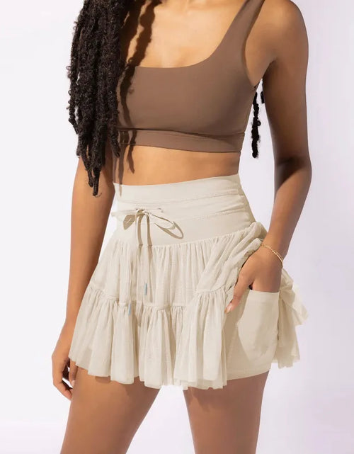 Load image into Gallery viewer, High Waist Lace Skorts
