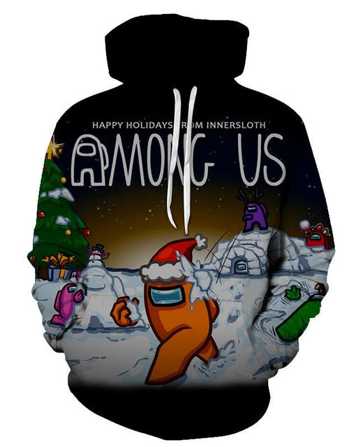 Load image into Gallery viewer, "New Fashion Among Us Hoodie with 3D Digital Print"
