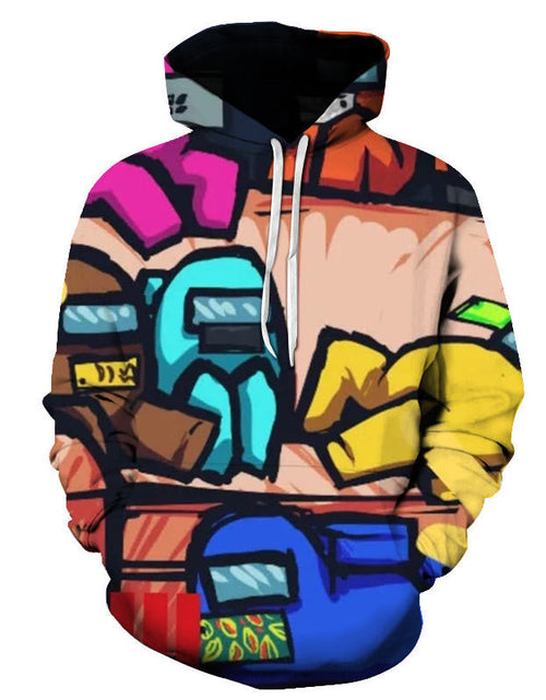 Load image into Gallery viewer, "New Fashion Among Us Hoodie with 3D Digital Print"

