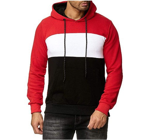 Load image into Gallery viewer, Color Block Hoodie Casual Jacket
