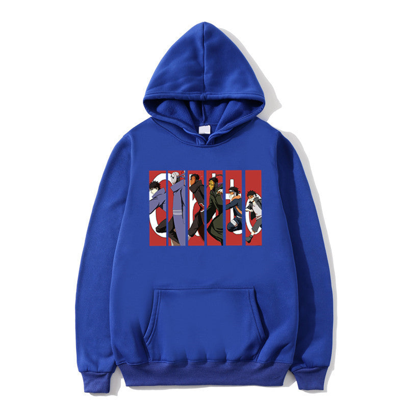 Printed Autumn Winter Hoodie - Naruto Uchiha Design