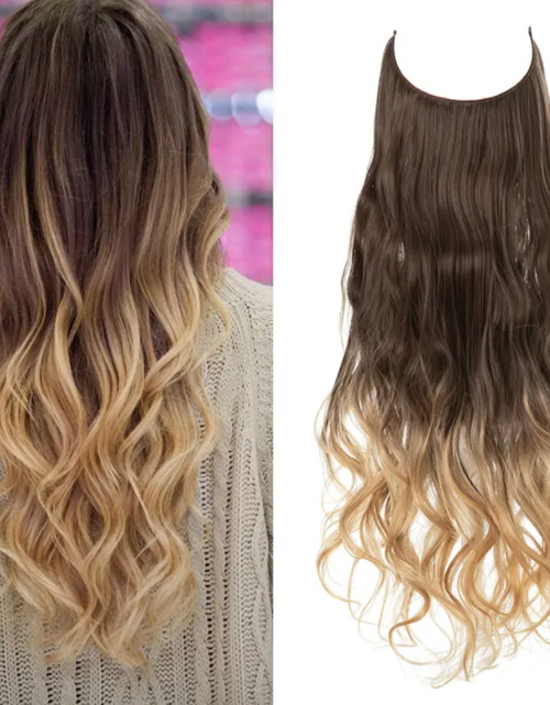 Load image into Gallery viewer, Long Curly Synthetic Wig – Heat-Resistant Fiber
