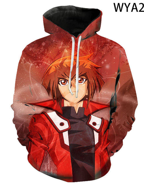 Load image into Gallery viewer, 3D Digital Print Yu-Gi-Oh Hooded Sweatshirt (Unisex)
