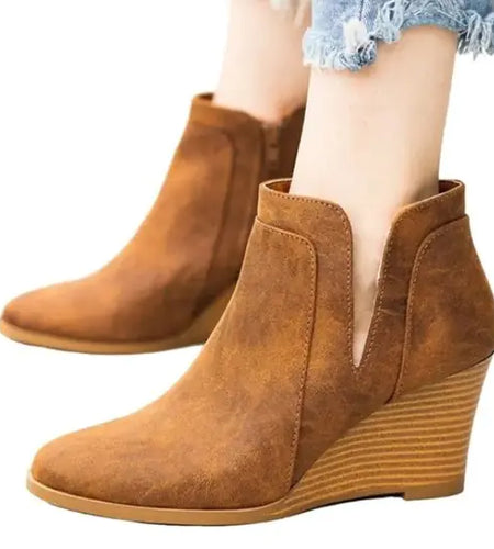 Side Zipper Boots