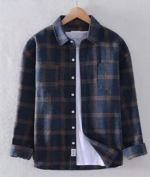 Load image into Gallery viewer, Men's Fashion Casual Plaid Long Sleeve Shirt
