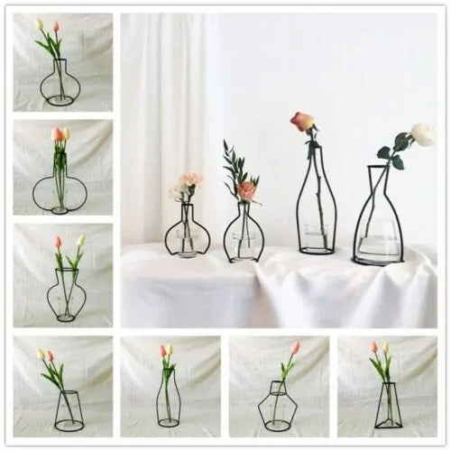 Iron Vase Rack