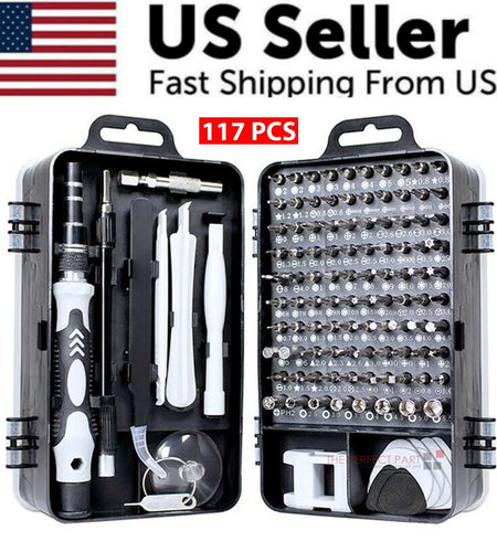 Magnetic Screwdriver Bit Set For iPhone Macbook Tool Kit Set Repair Watch 117PCS